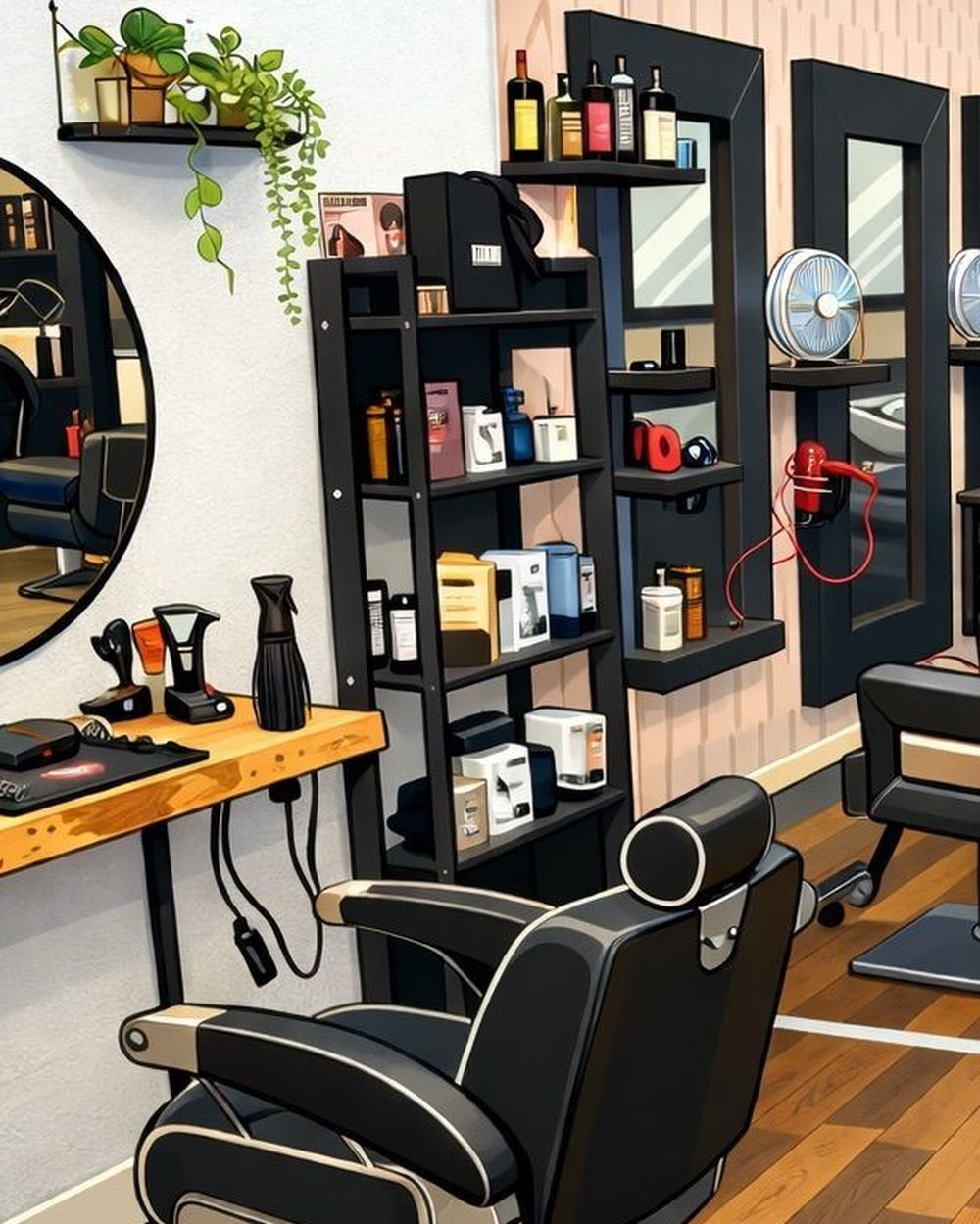 Interior del salón Víctor Santana
